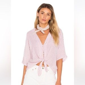 RAILS Striped Shirt small